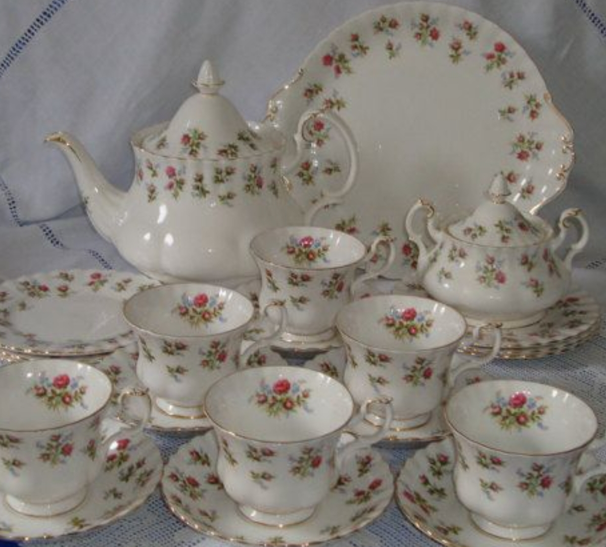Royal Albert "Winsome " Tea Set for 6 thumbnail