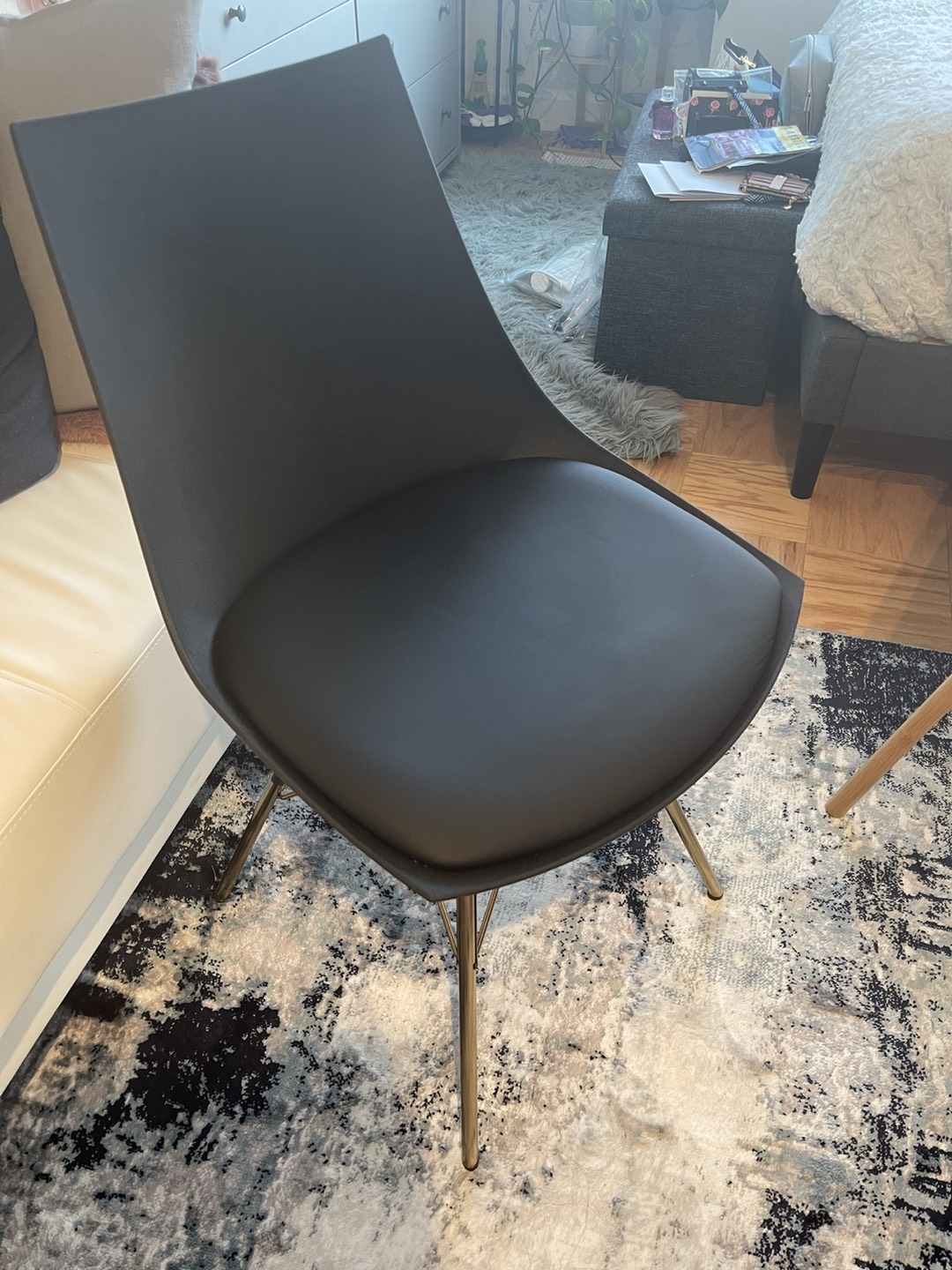 2 pieces black dining chair - photo 3