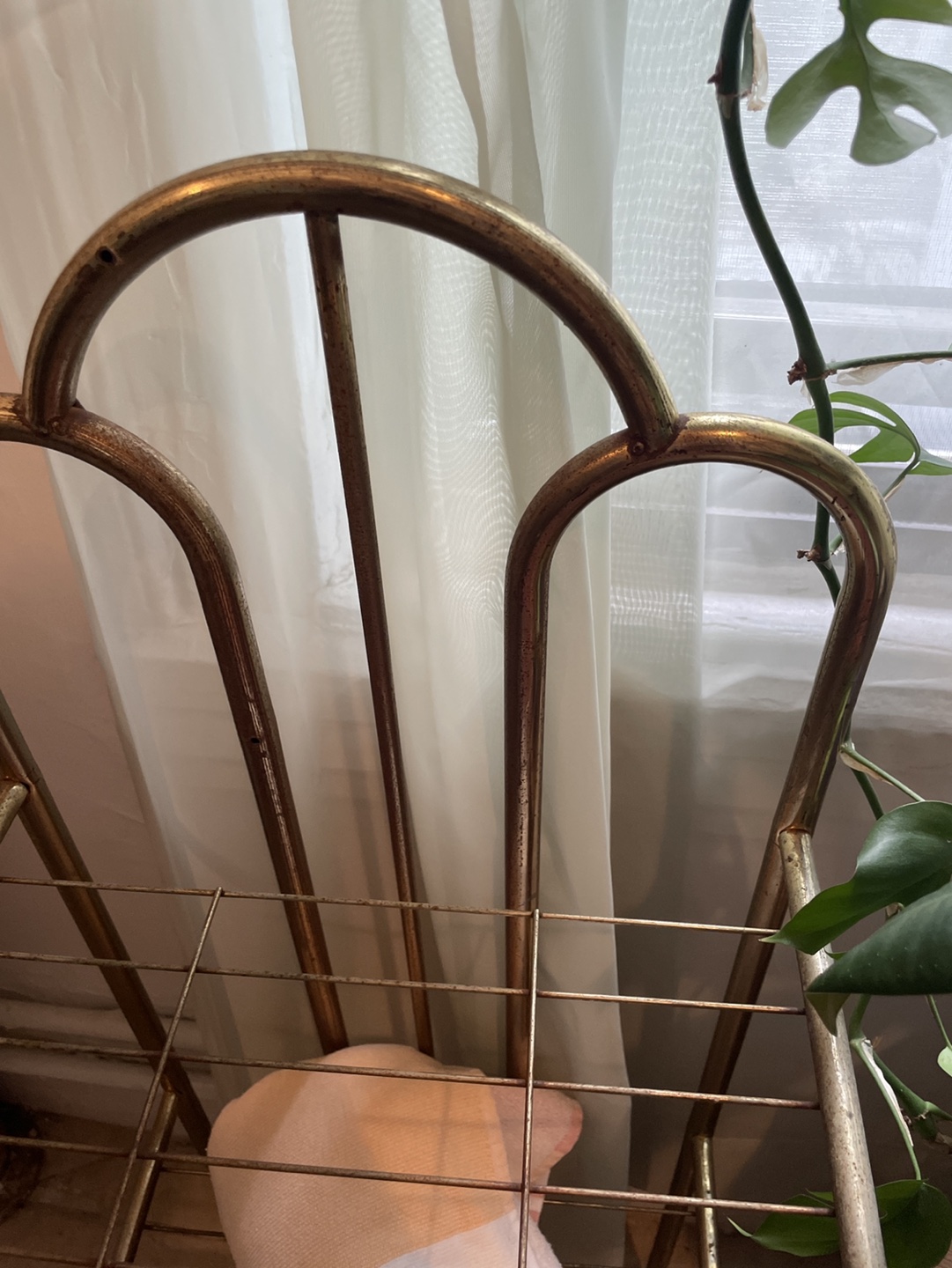 Brass/metal bathroom rack - photo 2