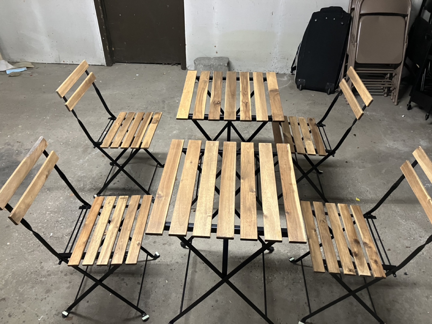 Ikea outdoor chair and table
