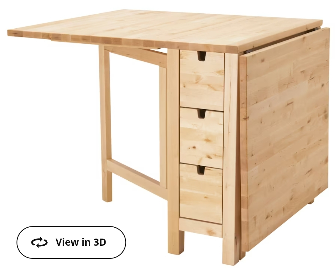 IKEA NORDEN Gateleg table, birch