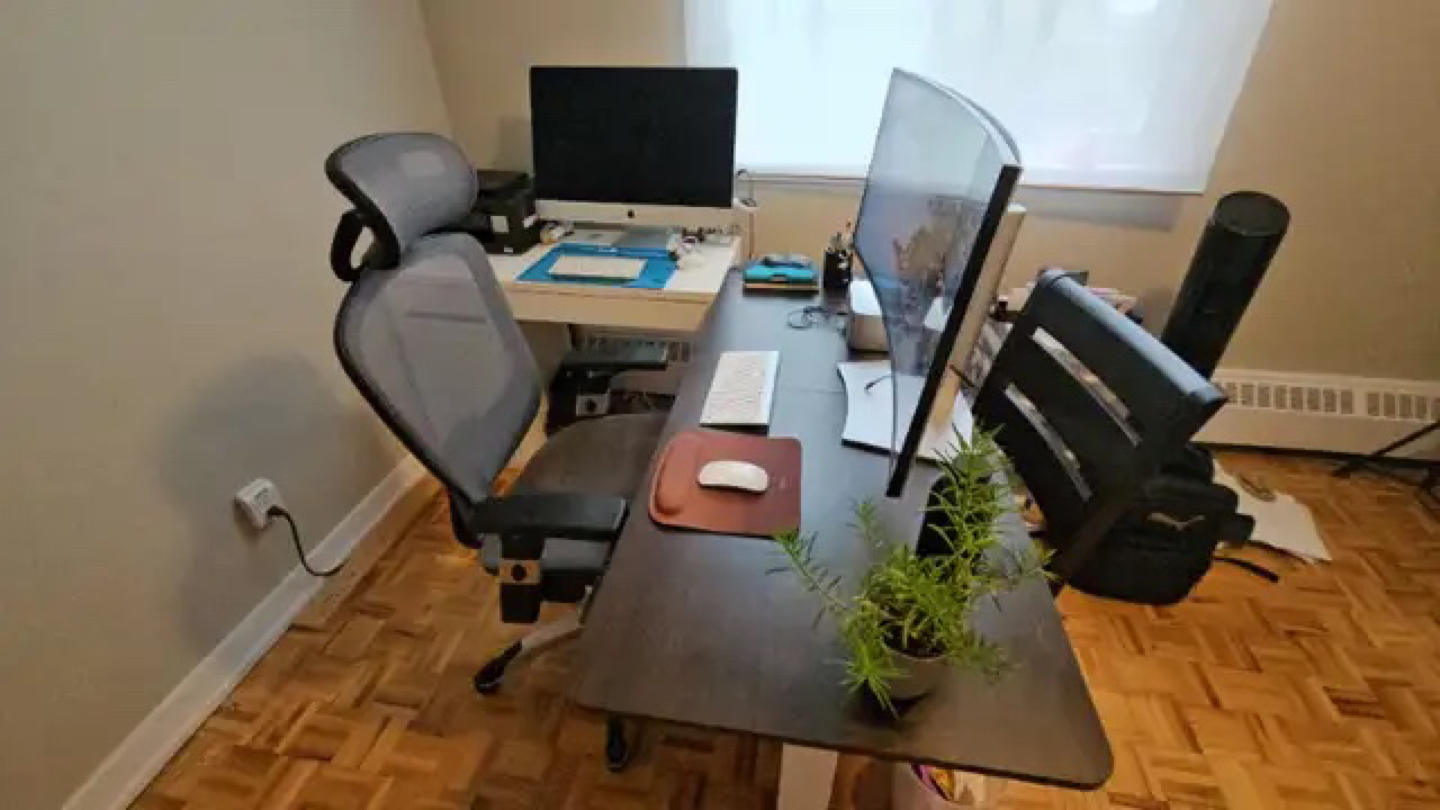 Standing Desk and chair thumbnail
