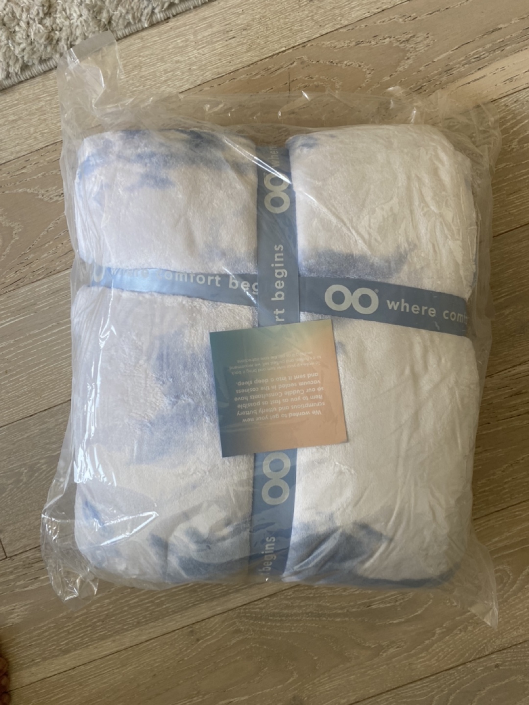 Blue Tie-Dye Oodie (Blanket Oodie) - photo 3