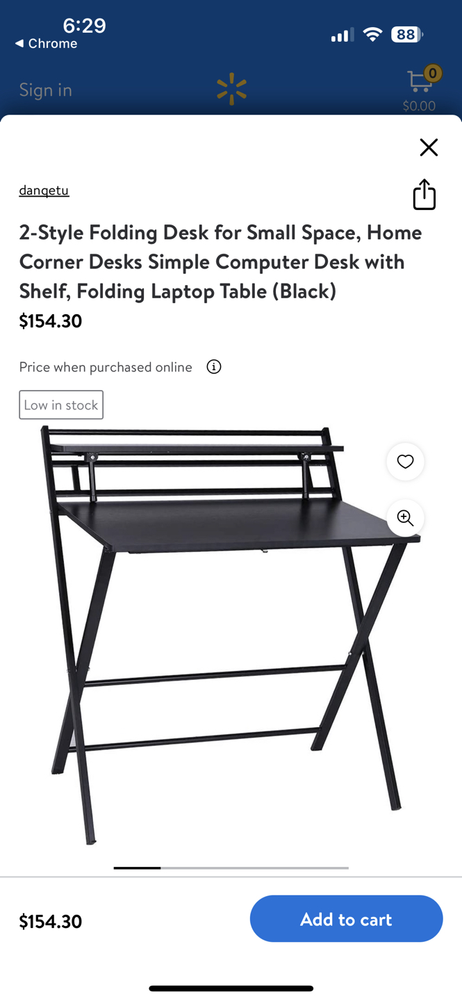 Folding study desk - photo 3