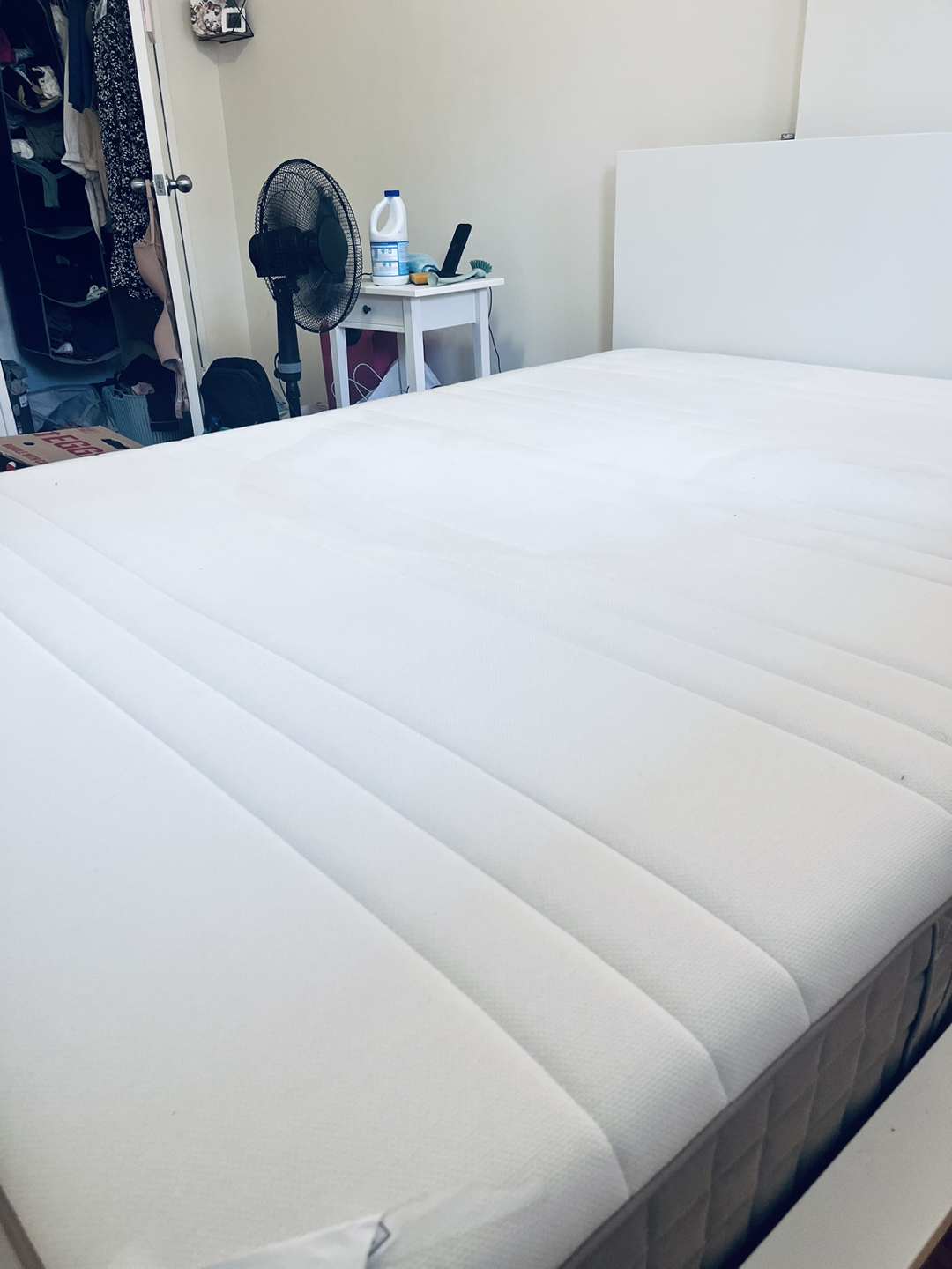 IKEA, queen bed and mattress - photo 4