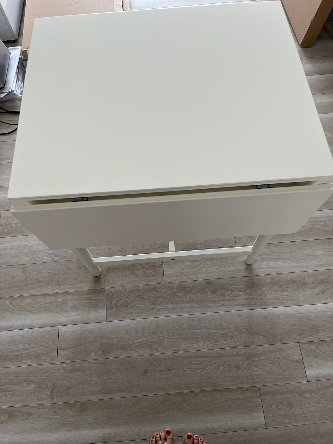Ikea drop leaf rectangular dining table - photo 3