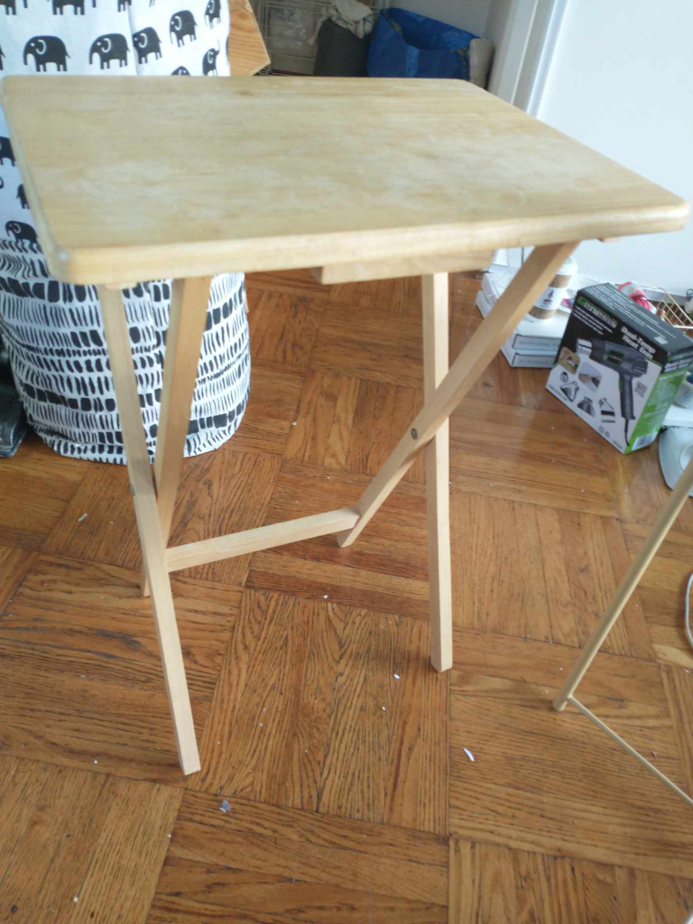 Folding Table Solid Wood thumbnail