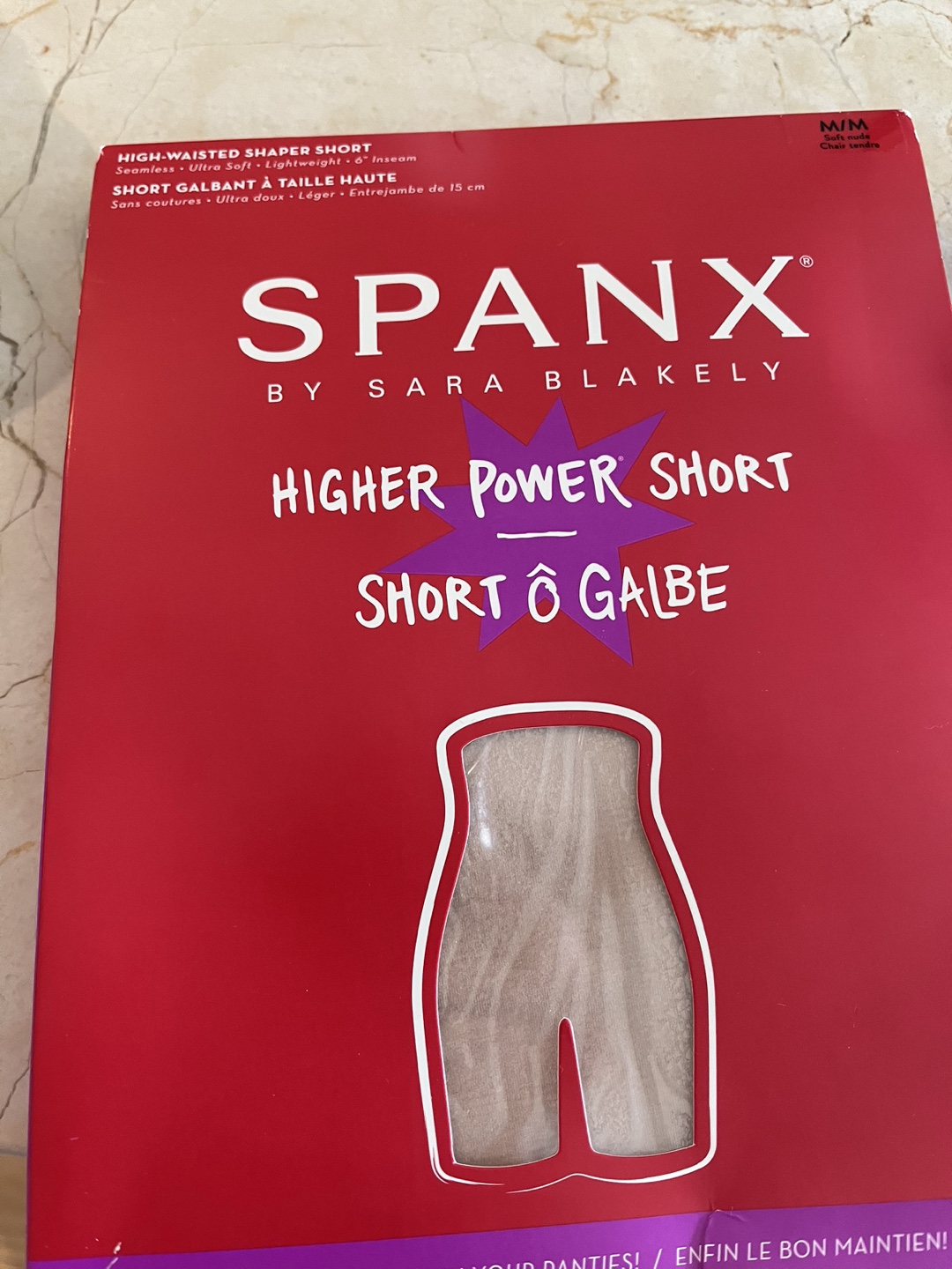 Spanx high waisted shaper short size medium 💰 thumbnail