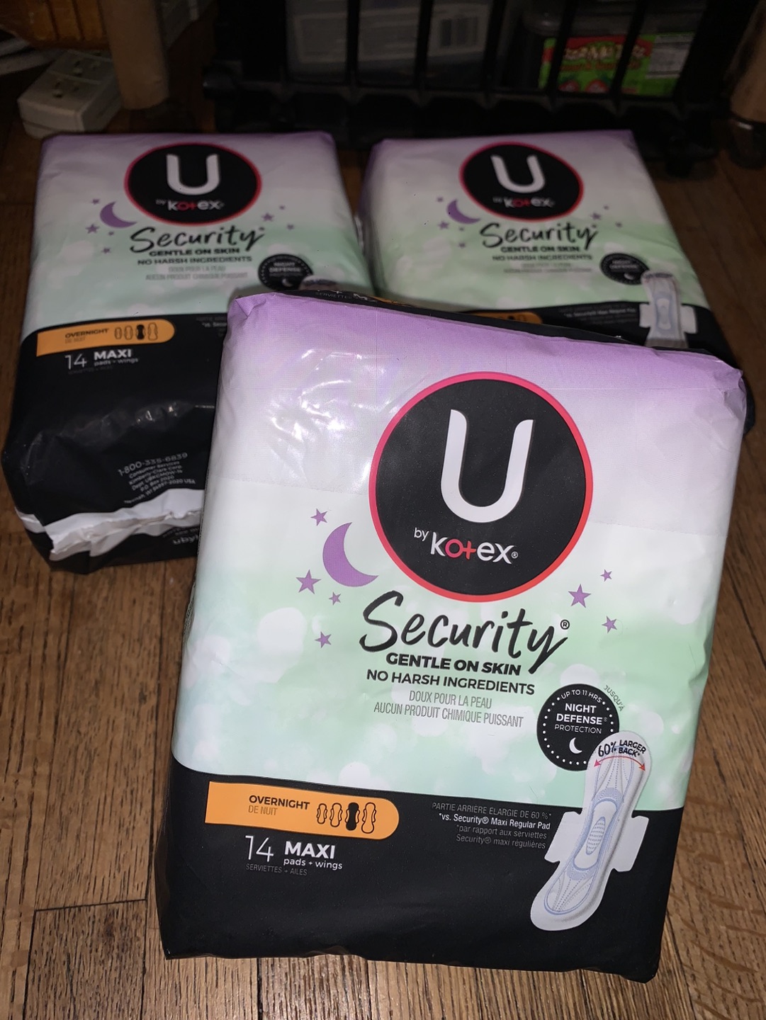 💰Kotex Security feminine pads. Price is for 3 packs. image indicator(3)