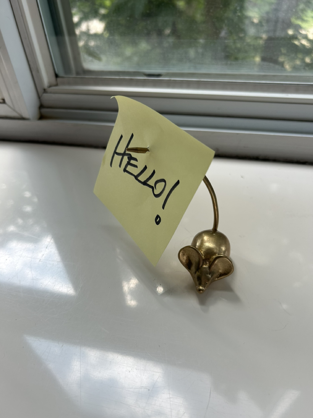 Brass mouse (Note/Jewllery holder) - photo 5
