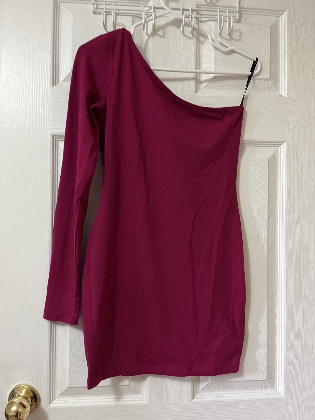 New Mini Dress. Medium size. Fuchsia color thumbnail
