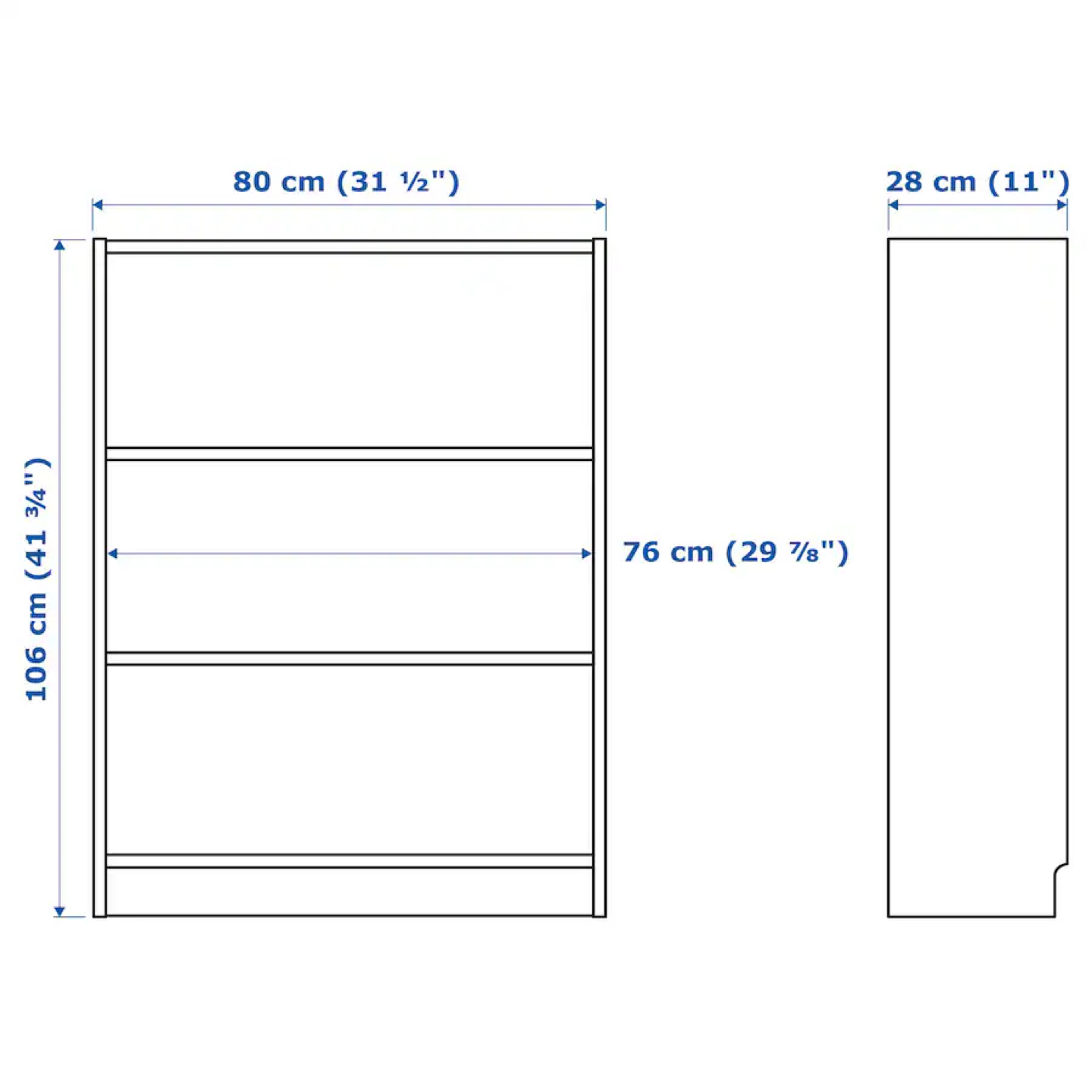 IKEA Birch Billy Bookcase / Bookshelf image indicator(5)