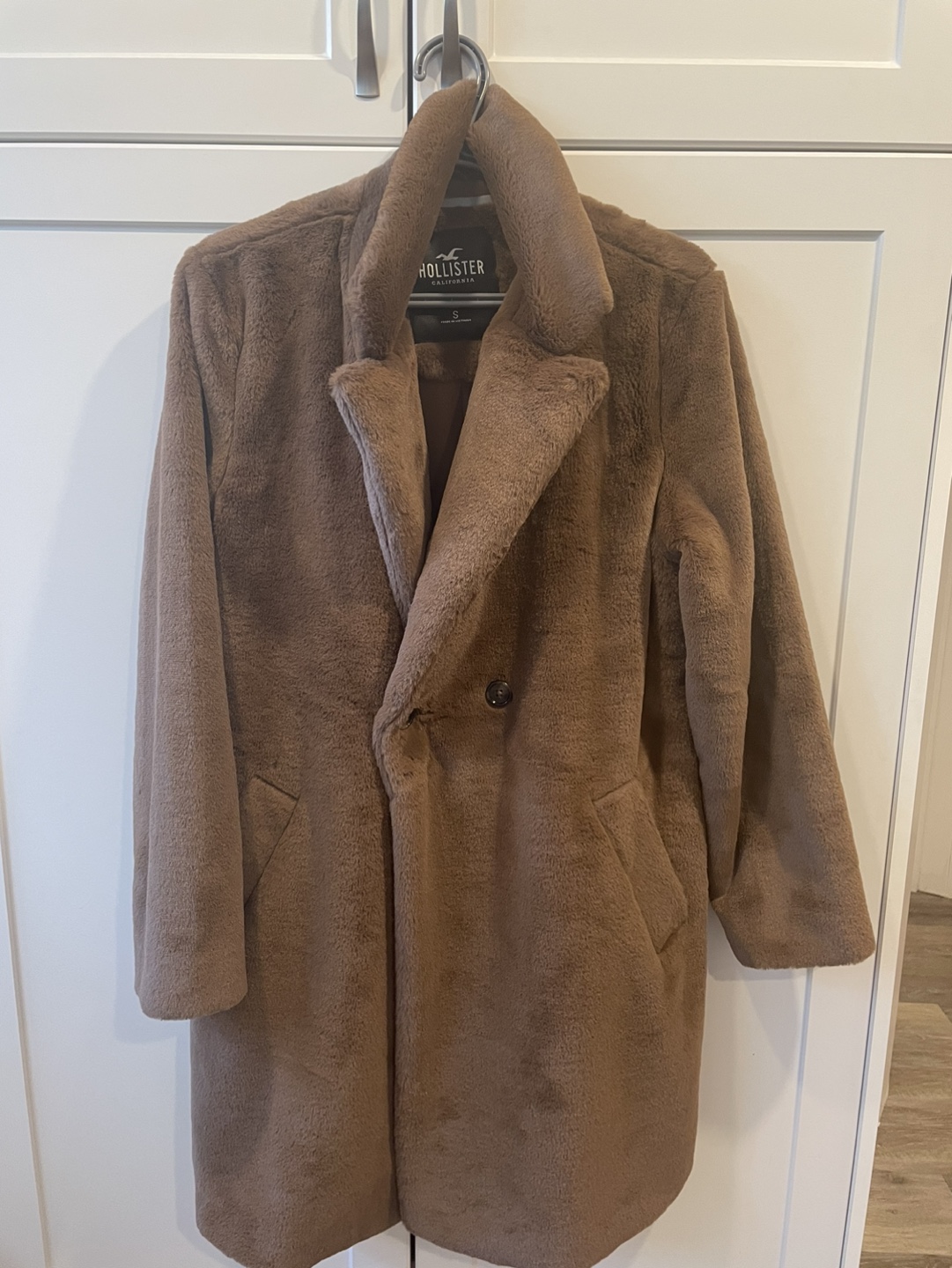 Hollister Faux Fur Topcoat