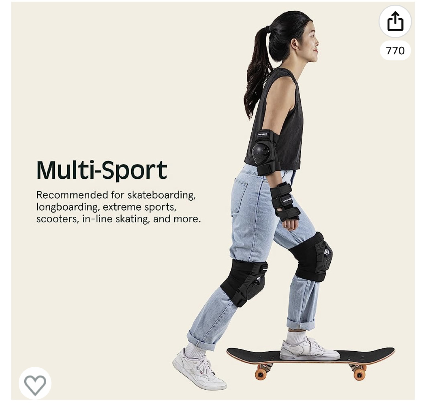 knee pads elbow pads and wrist guards for adults and kids image indicator(2)