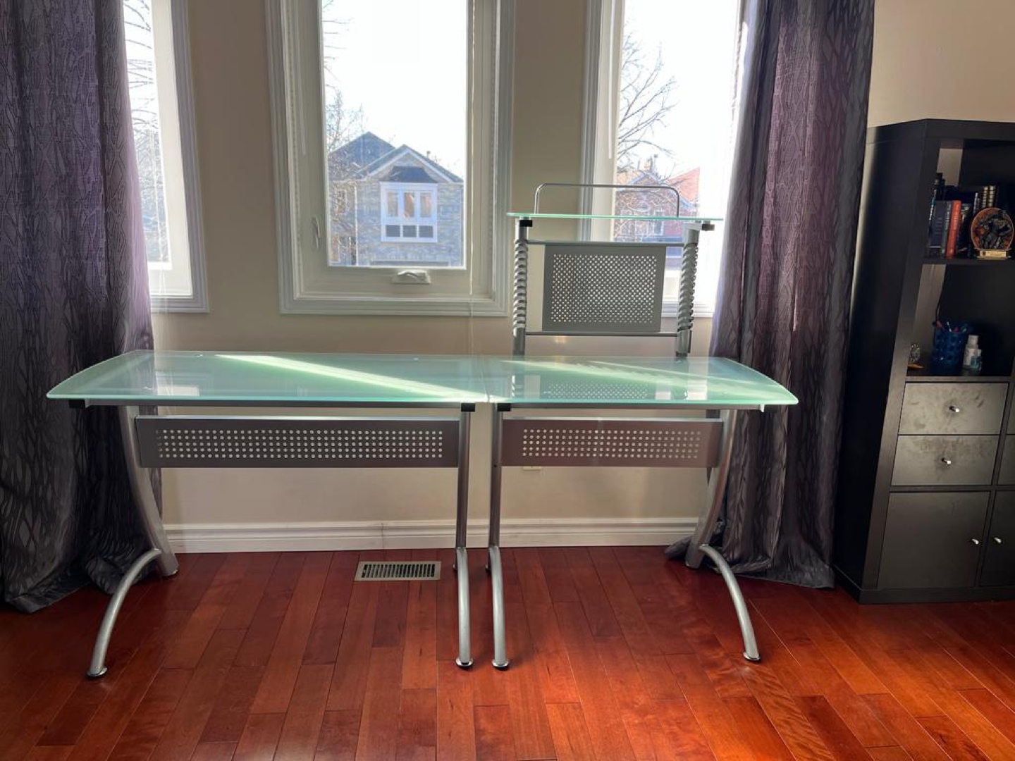 L Shaped Glass Desk - photo 5