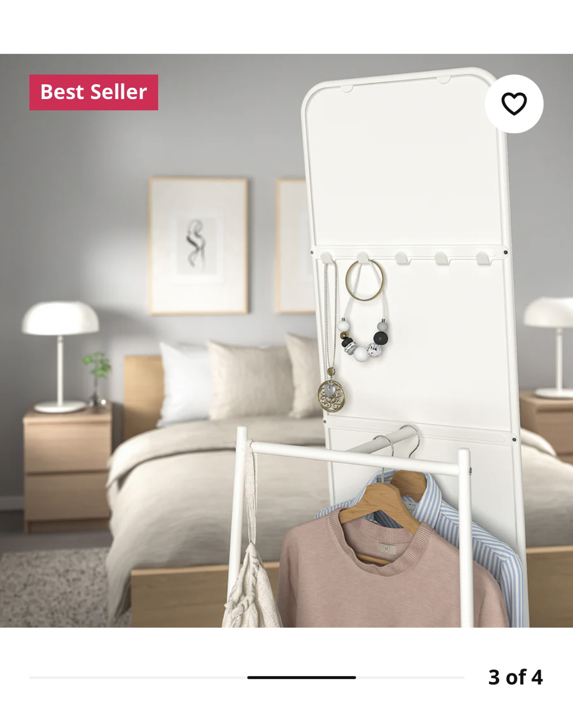 Ikea standing mirror (KNAPPER) - photo 3