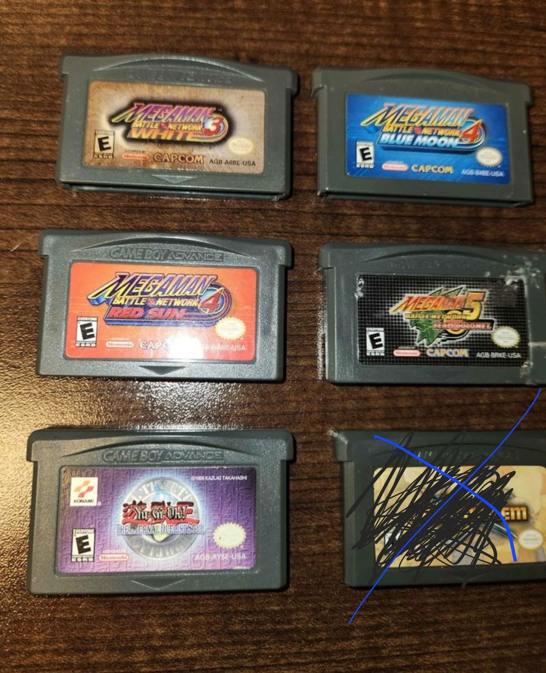 GBA Megaman Nintendo set