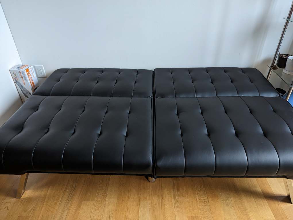 black futon/ sofa bed