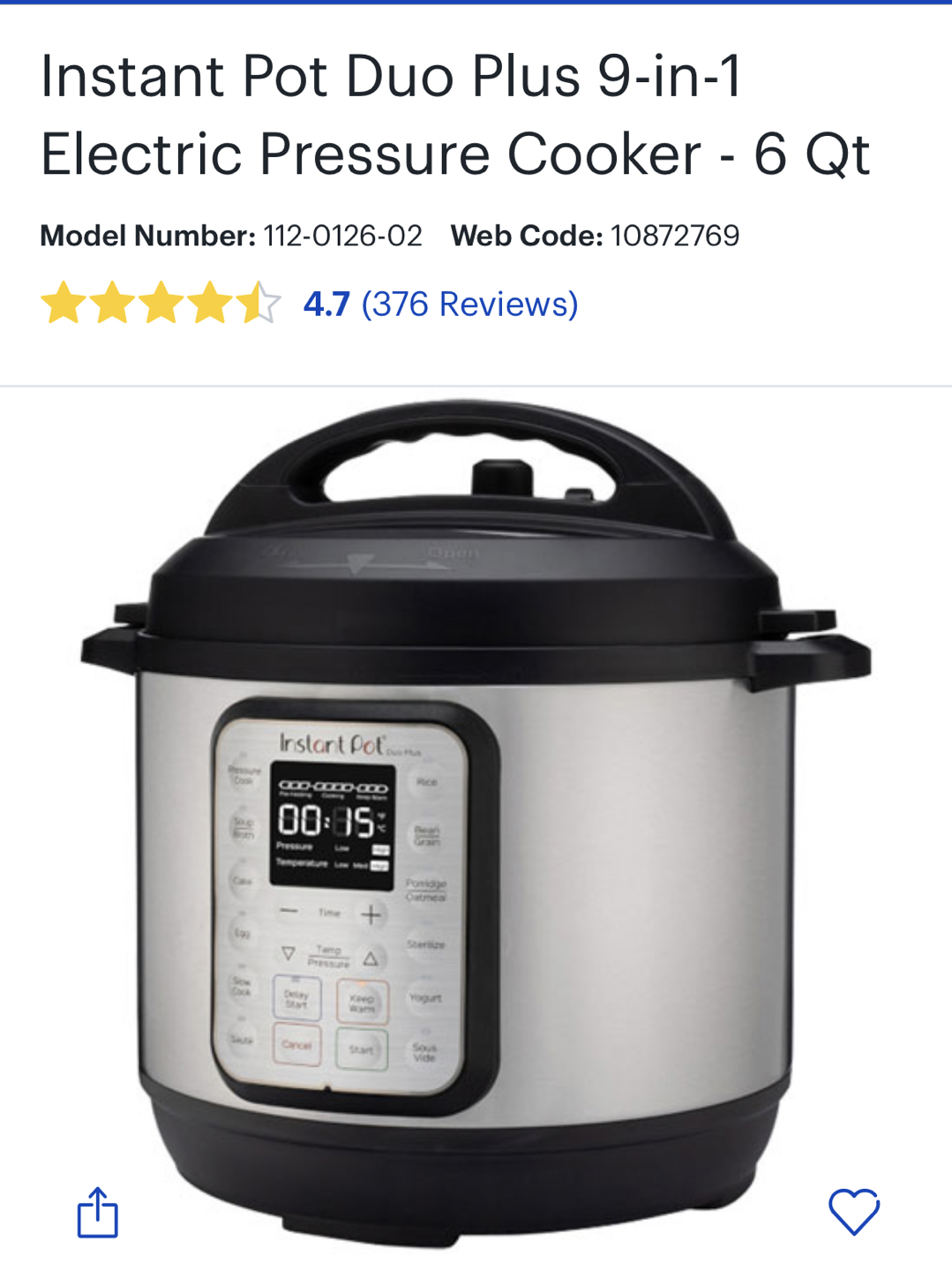 Instant pot