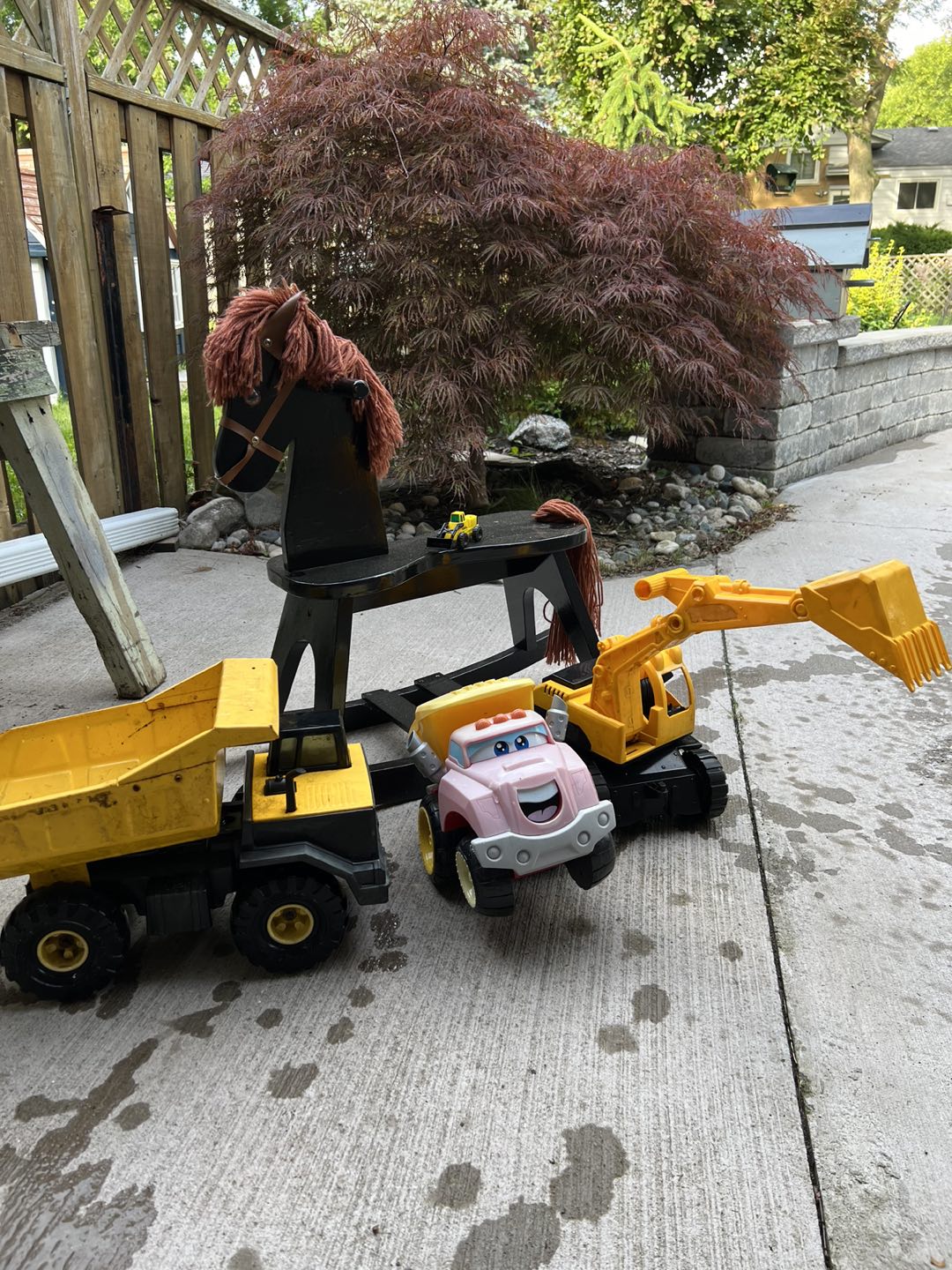 Tonka truck toys and others.  $25 take it all thumbnail