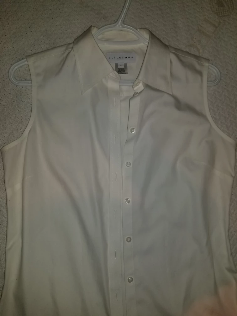 A.I Stone Women's (Men could wear too) Sleeveless Dress Shirt thumbnail