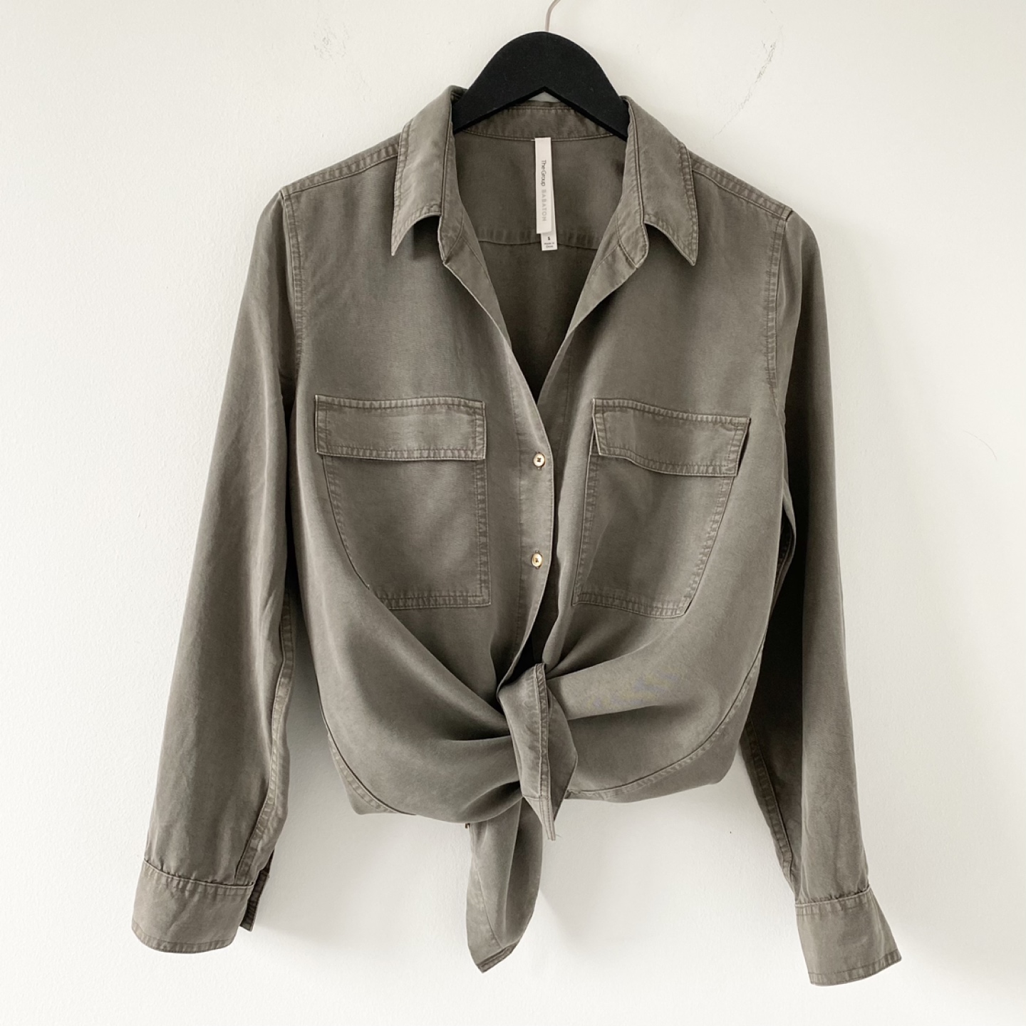 Aritzia Babaton Utility Button-Up Shirt