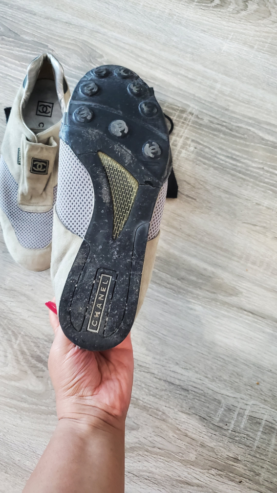 authentic chanel trainers  - photo 5