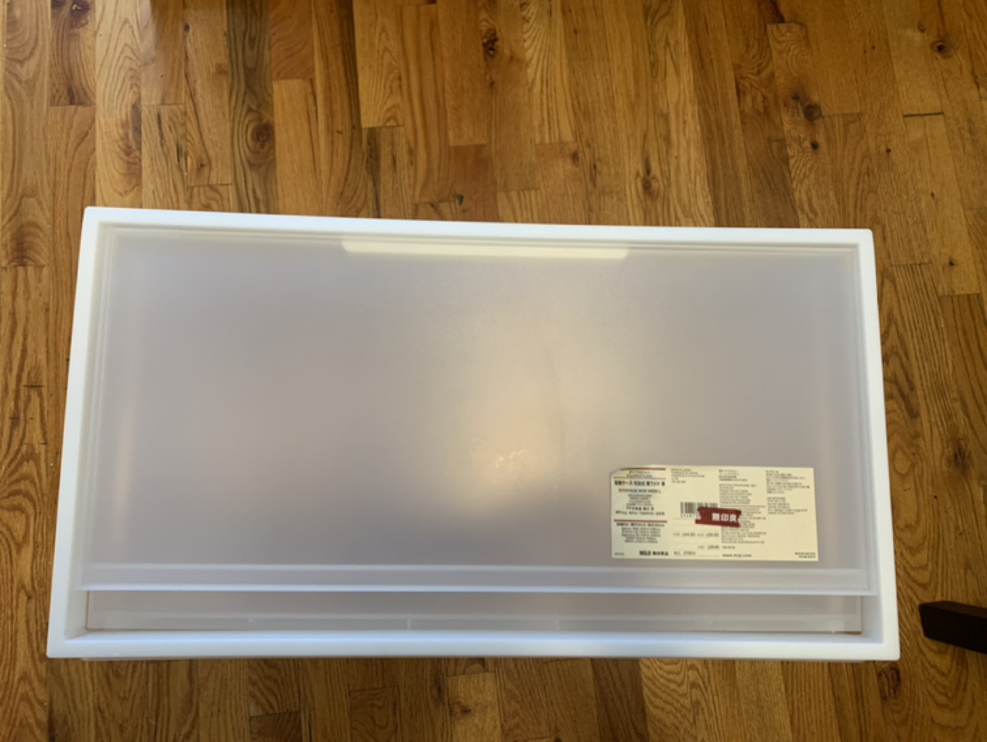 MUJI Plastic Storage Box