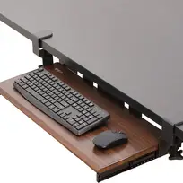 Clamp-on Keyboard Under Desk Mount Slider Tray - photo 3