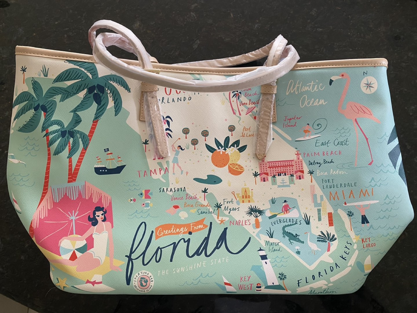 Spartina Florida Tote Bag * BNWT image indicator(8)