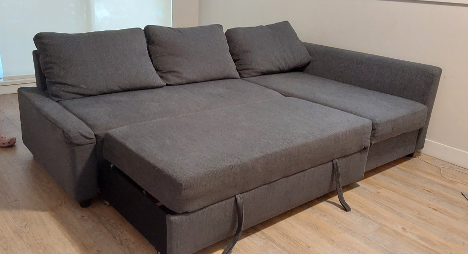 IKEA FRIHETEN corner sofa-bed with storage