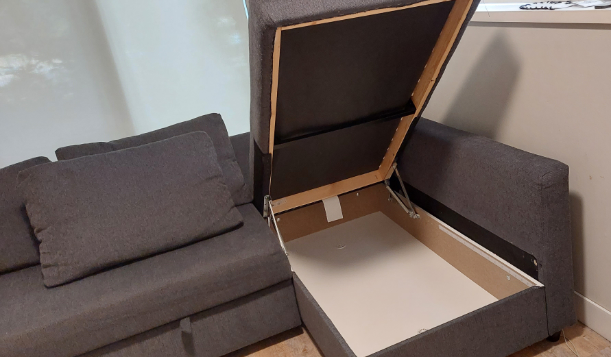IKEA FRIHETEN corner sofa-bed with storage - photo 3