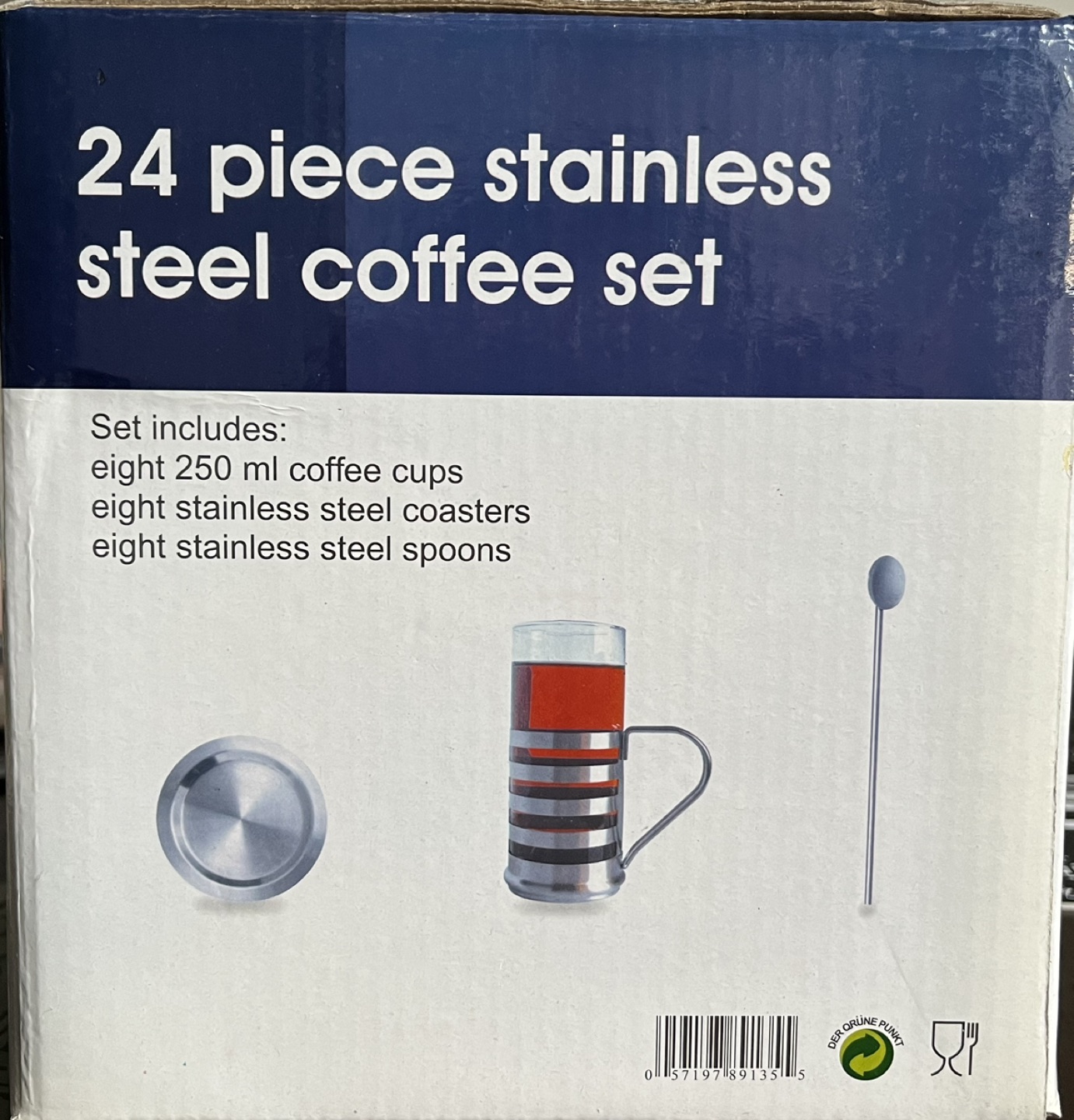 ** Brand New in Box ** coffee set (Stainless steel) image indicator(3)