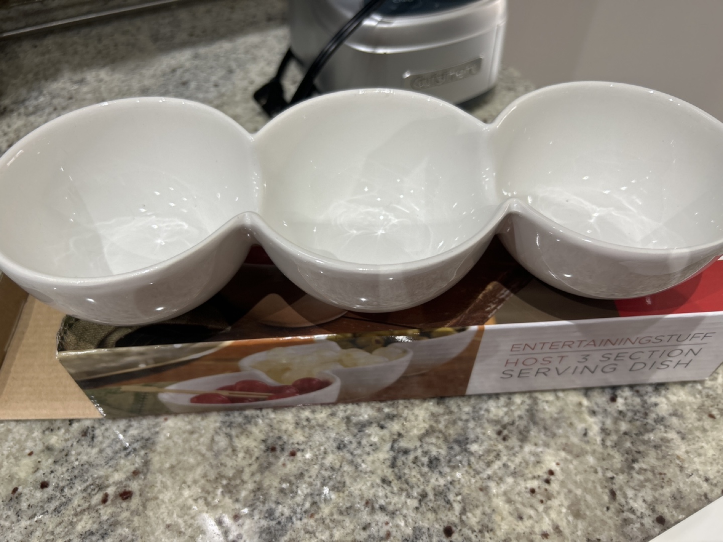 3 section Serving dish - photo 2