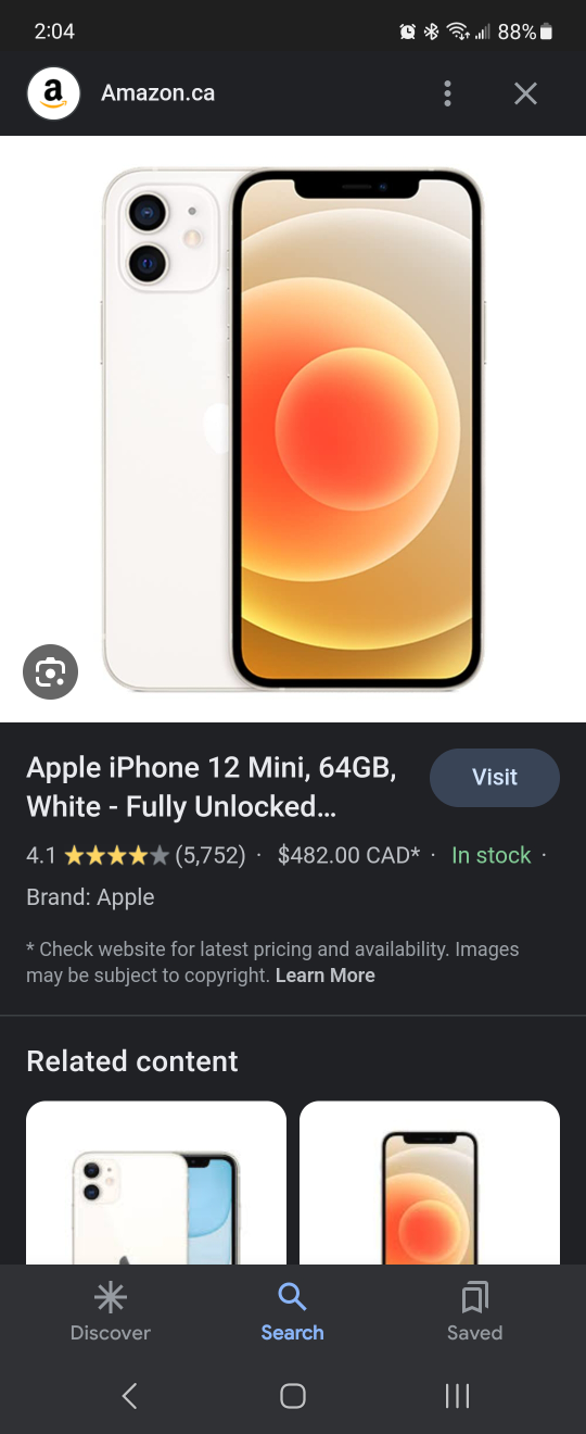 iPhone 12 mini 64 GB 