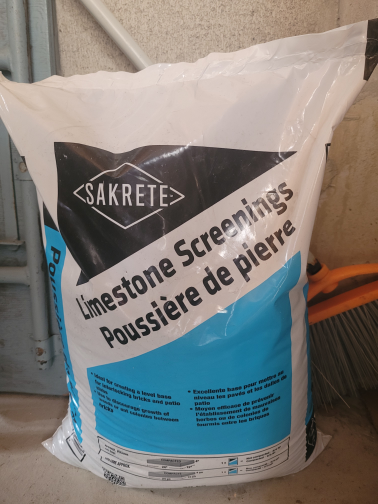 Limestone screening