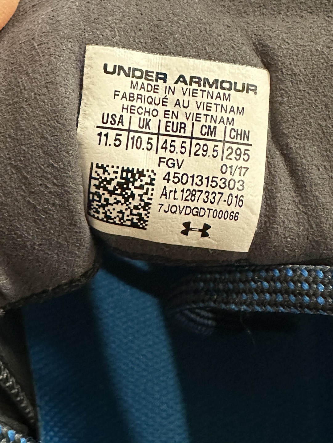 Under armour trail running shoes (11.5 US Mens) - photo 5