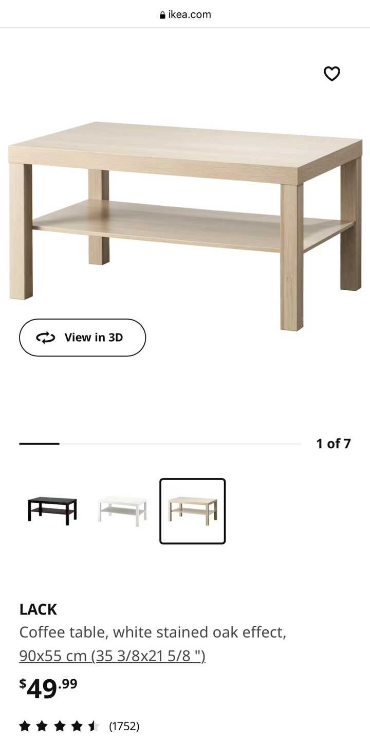 IKEA LACK coffee table - photo 5