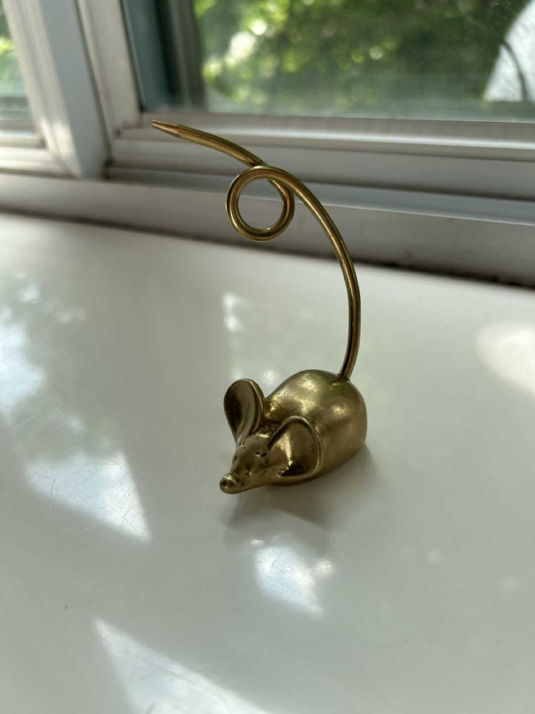 Brass mouse (Note/Jewllery holder)