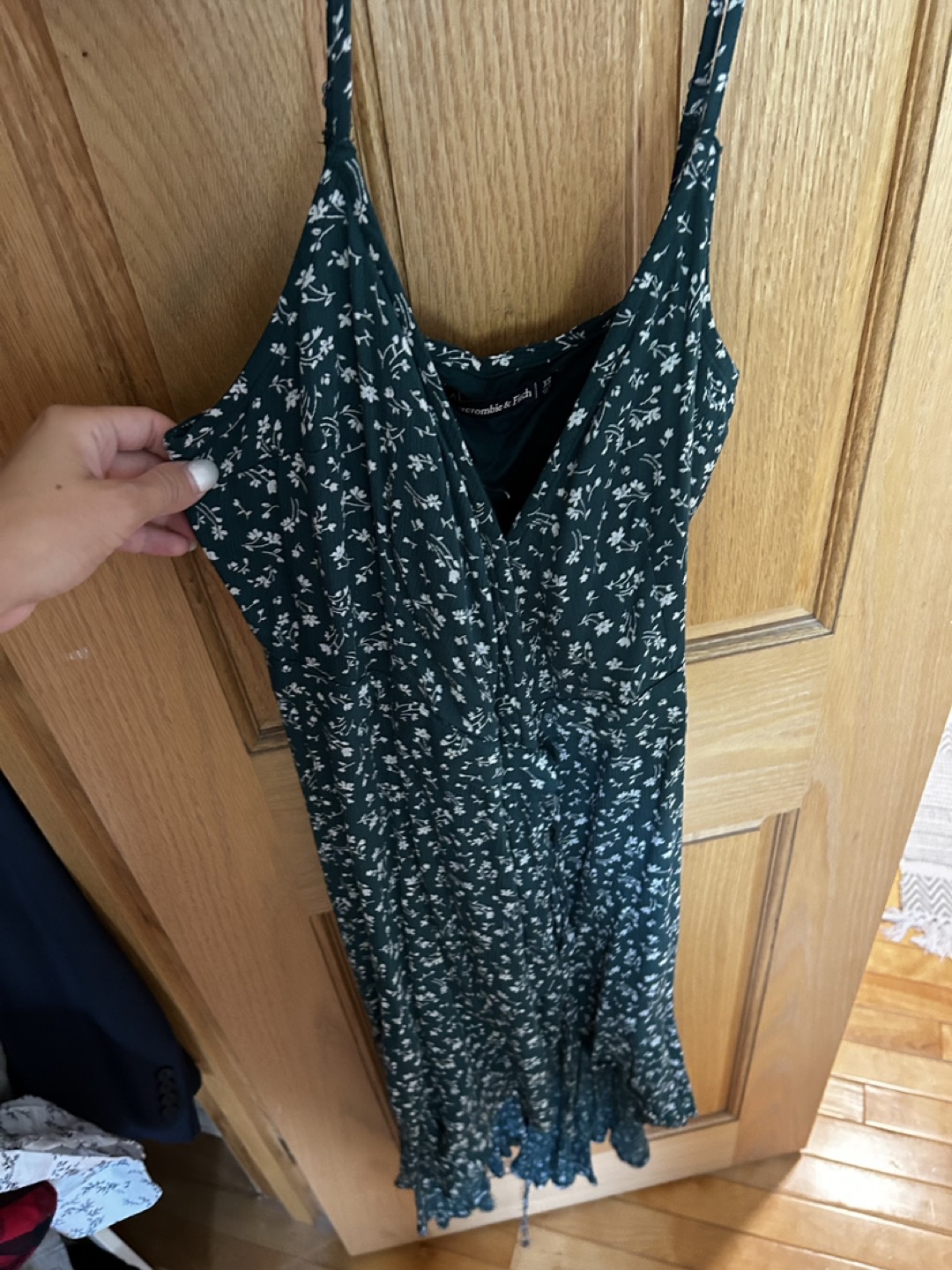 Dark green wrap dress XS image indicator(2)