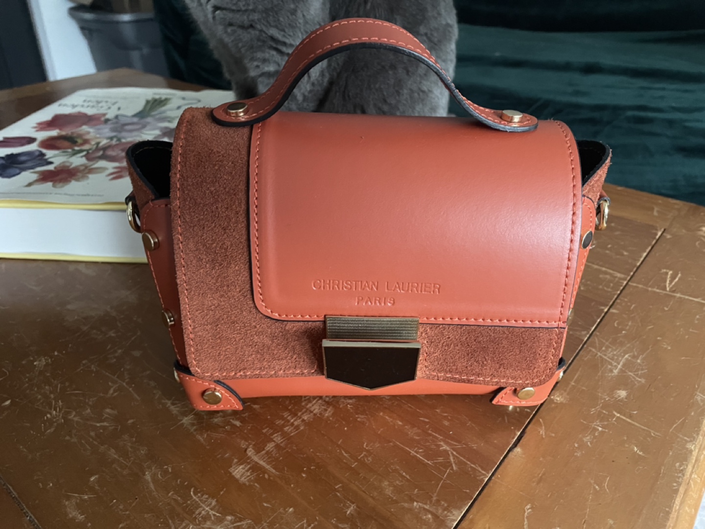 Leather handbag