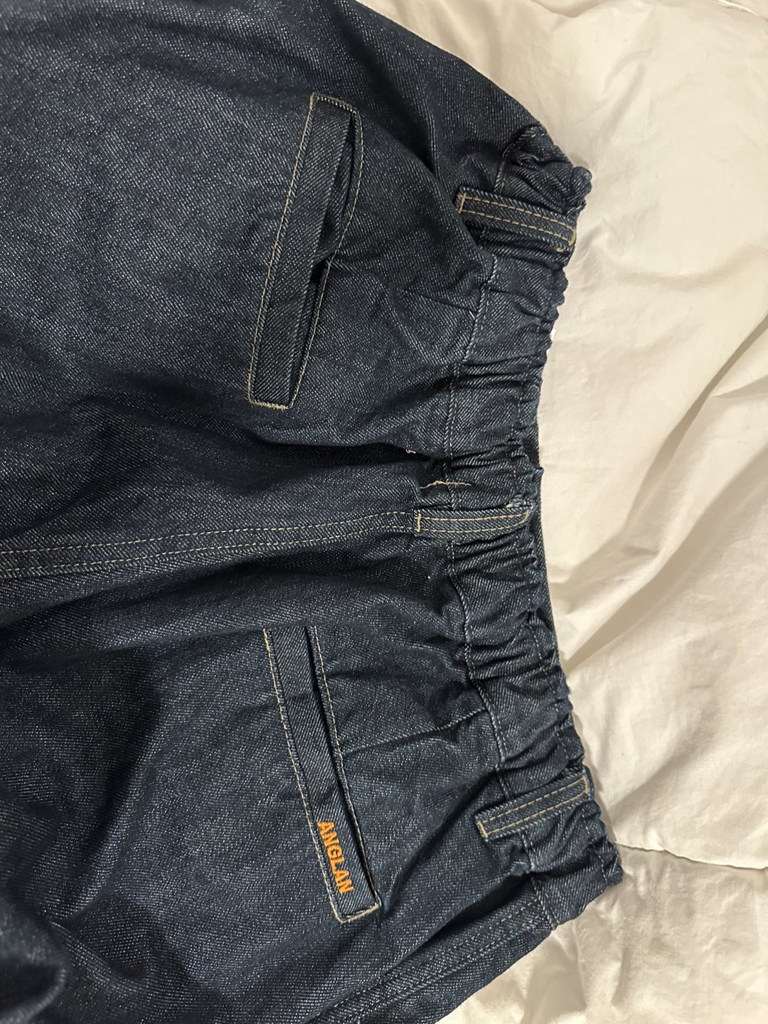 Anglan Rigid Indigo Denim Balloon Pants - photo 4