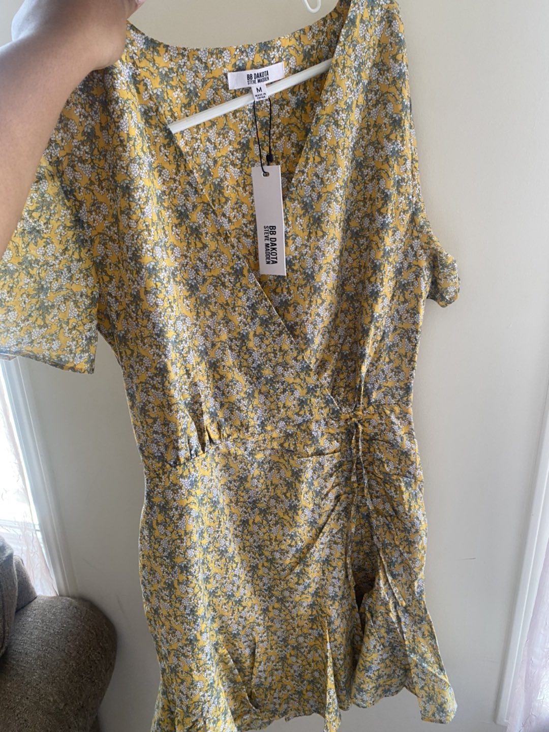Yellow floral Steve Madden dress