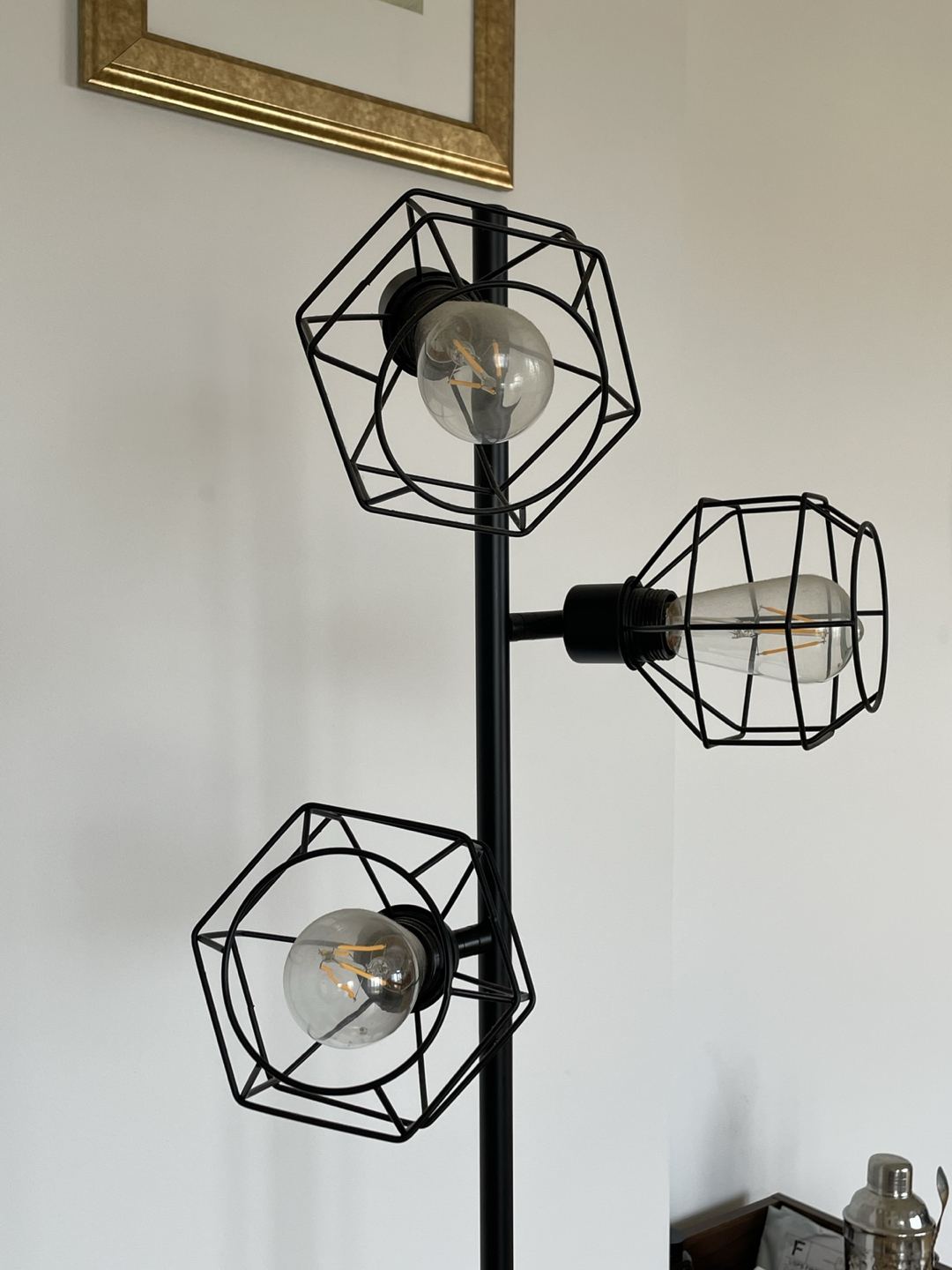 Industrial Floor Lamp With 3 Adjustable Heads - photo 2