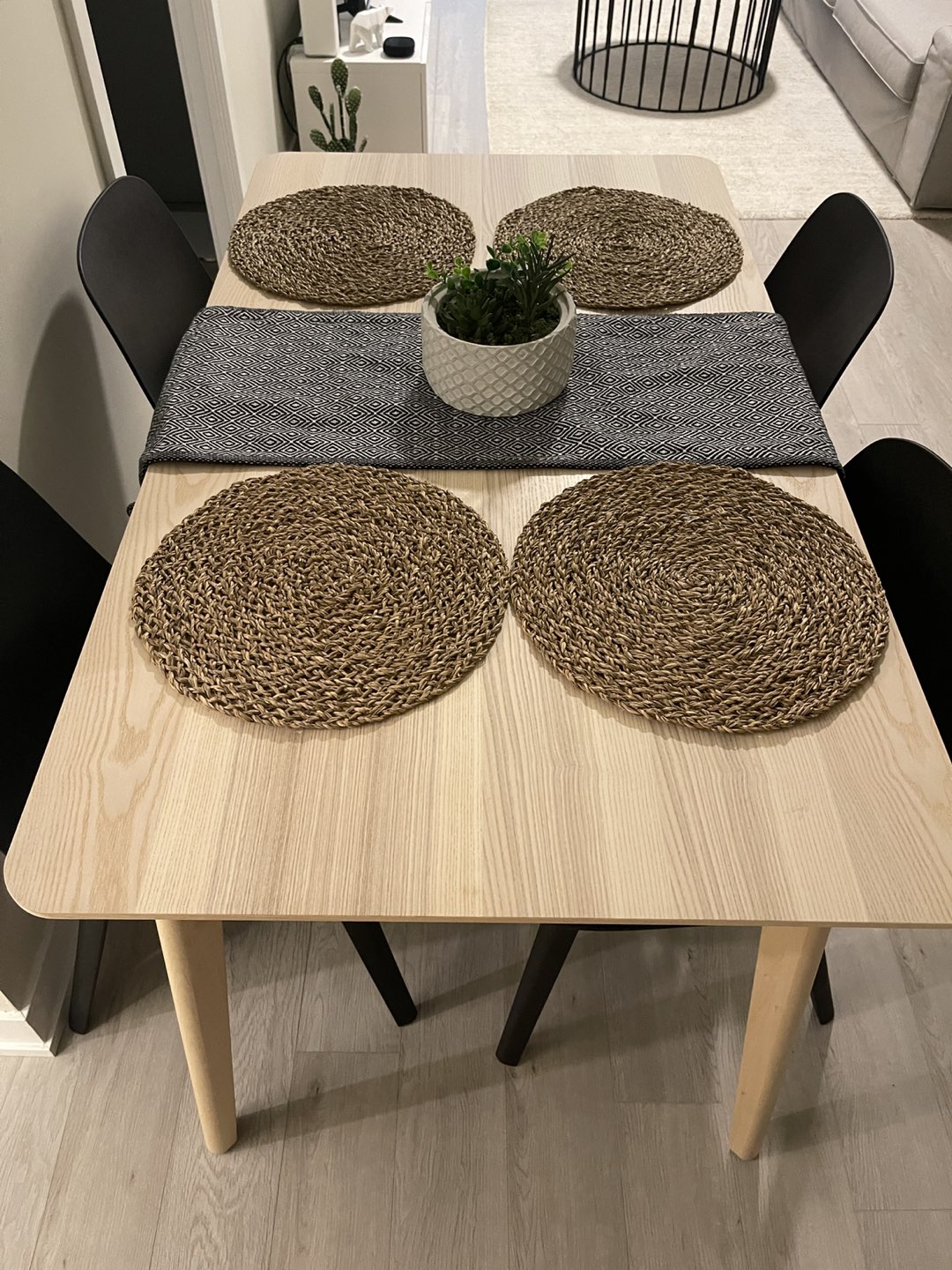 IKEA LISABO Dining Table, Ash veneer - photo 2