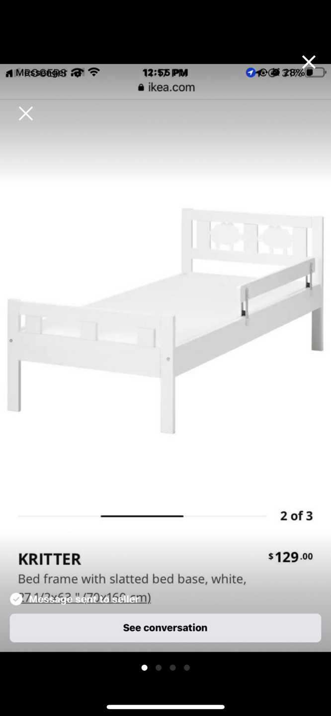 Ikea Kids Bedframe & Mattress