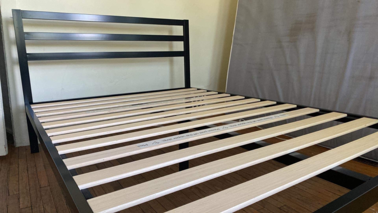 IKEA double bed frame thumbnail