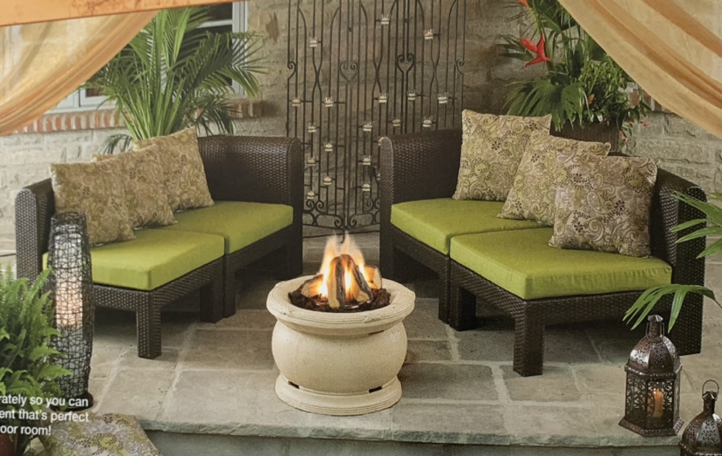 10 piece Mandaley Conversation Set