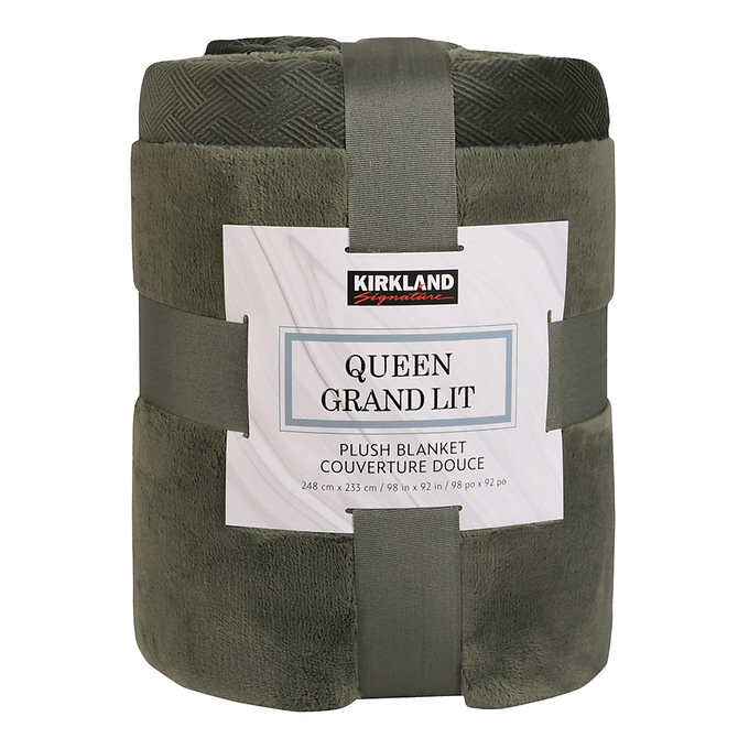 Kirkland plush blanket queen  thumbnail