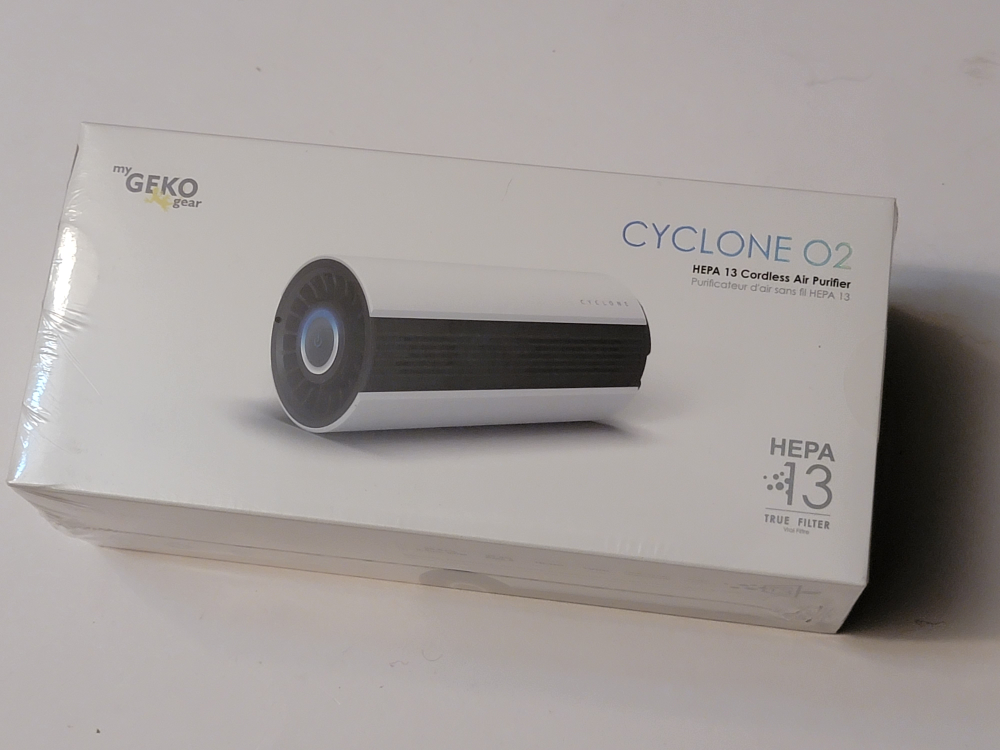 myGEKOgear Cyclone O2 Portable Air Purifier with HEPA Filter